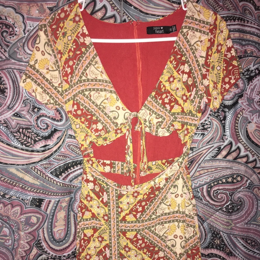 back connected one piece dress!